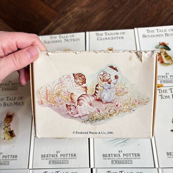 Vintage 1986 Lot of 12 Peter Rabbit Books Beatrix Potter Collection - Picture 8 of 10